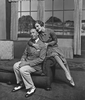 Scene from the play Compromising Daphne. 6th October 1927 Scene from the play Compromising Daphne. 6th October 1927