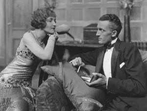 Scene from the play The Crooked Friday. 10th December 1926 Scene from the play The Crooked Friday. 10th December 1926