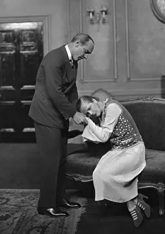 Scene from the play The Golden Calf. 6th October 1927 Scene from the play The Golden Calf. 6th October 1927