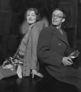 Scene from the play The Man At Six. 22nd May 1929 Scene from the play The Man At Six. 22nd May 1929