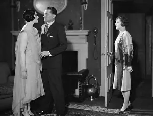 Scene from the play Four People. 27th May 1928 Scene from the play Four People. 27th May 1928
