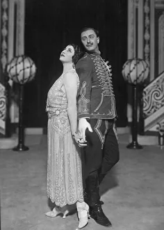 Scene from the play The Last Waltz. 9th October 1922 Scene from the play The Last Waltz. 9th October 1922