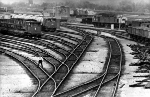 The scene at the Team Valley marshalling yard on Sunday 27th June 1982 as trains The scene at the Team Valley marshalling yard on Sunday 27th June 1982 as trains
