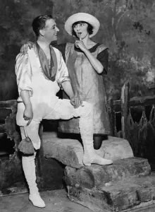Scene from the theatre play Mother Goose. 27th December 1921 Scene from the theatre play Mother Goose. 27th December 1921