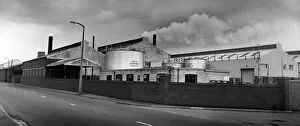 A scene typical of Widnes - factories and smoke. 28th July 1973 A scene typical of Widnes - factories and smoke. 28th July 1973