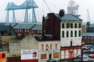 Scenes in St Hilda's, Middlesbrough. 11th December 1992
