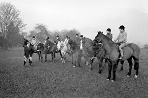 Images Dated 9th December 1970: School for training jockey. The apprentices training centre for jockeys is at Kenilworth