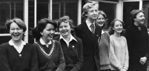 Schoolchildren at Ellergreen Comprehensive School, Norris Green, Liverpool Schoolchildren at Ellergreen Comprehensive School, Norris Green, Liverpool