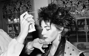 Schoolgirl Laura Goldsmith transforms into a punk rocker. 18th December 1980 Schoolgirl Laura Goldsmith transforms into a punk rocker. 18th December 1980