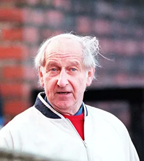 Former Scotland manager Ally MacLeod at training session at Ayr United where Former Scotland manager Ally MacLeod at training session at Ayr United where