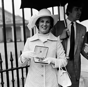 Images Dated 14th July 1970: Scottish singer Moira Anderson who attended the investiture at Buckingham Palace to