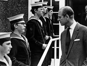 Images Dated 30th May 1972: Sea Cadets from the training ship Seahawk (Bebington unit