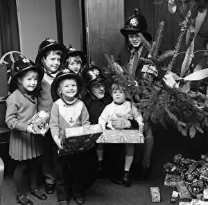 Images Dated 1st December 1972: Seal Sands fire station childrens party. 1972
