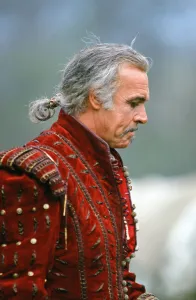 Sean Connery during the filming of Highlander film. Circa May 1985 Sean Connery during the filming of Highlander film. Circa May 1985