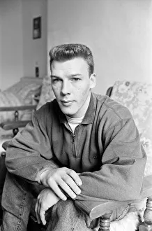 Images Dated 5th March 1988: Sean McKee, actor who plays Jamie Henderson in Channel 4 soap Brookside, pictured at home