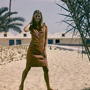 Seaside Fashion: Clothing: Holidays: Beachwear. Circa 1965 Seaside Fashion: Clothing: Holidays: Beachwear. Circa 1965