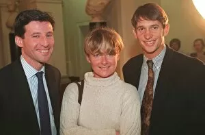 Images Dated 2nd February 1995: SEB COE, GARY LINEKER & FFYONA CAMPBELL AT A CHARITY EVENT 02 / 02 / 1995