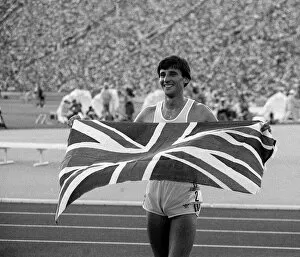 Images Dated 9th August 1984: Sebastian Coe Los Angeles Olympic Games August 1984