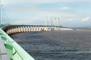 Images Dated 15th November 1995: The Second Severn Crossing under construction. 15th November 1995