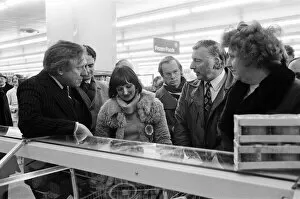 Images Dated 17th February 1978: Secretary of State for Prices and Consumer Protection Roy Hattersley was a happy man