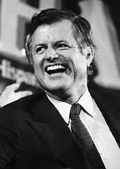 Senator Edward Kennedy makes a speech after the announcement of his withdrawal from Senator Edward Kennedy makes a speech after the announcement of his withdrawal from