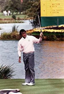 Seve Ballesteros Golf during the Ryder Cup September 1989