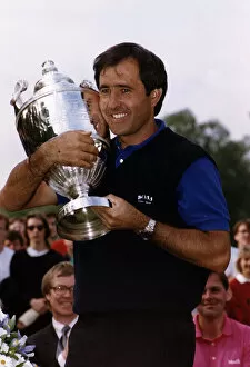 Images Dated 28th May 1991: Seve Ballesteros Golf after winning the Volvo PGA tournament at Wentworth