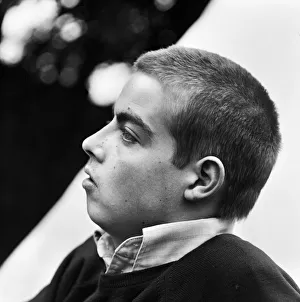 Seventeen year old skinhead teenager Bill Warwick of London. 18th June 1970 Seventeen year old skinhead teenager Bill Warwick of London. 18th June 1970