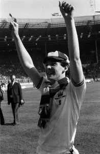 Seventeen years old Paul Allen after his Wembley debut in the FA Cup Final 1980 Seventeen years old Paul Allen after his Wembley debut in the FA Cup Final 1980