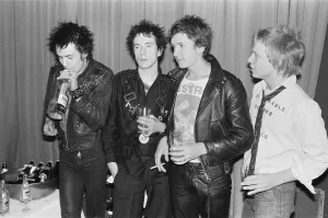 The Sex Pistols. 10th March 1977. London. There are back again - The Sex Pistols. 10th March 1977. London. There are back again -