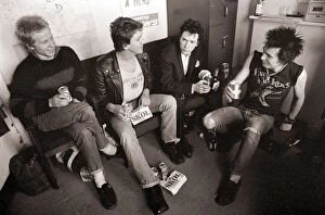 Images Dated 19th November 2003: Sex Pistols - March 1977 Paul Cook, Steve Jones, Sid Vicious and Johnny Rotten