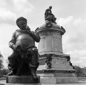 The Shakespeare Memorial by Lord Ronald Gower. At each corner of the Memorial The Shakespeare Memorial by Lord Ronald Gower. At each corner of the Memorial