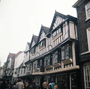 The Shambles, York, North Yorkshire. April 1974 The Shambles, York, North Yorkshire. April 1974