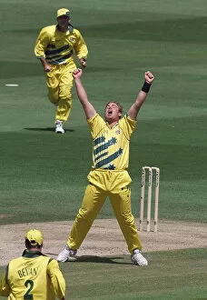 Images Dated 20th June 1999: Shane Warne Cricket World Cup Final June 1999 Shane Warne Australia