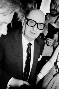 Images Dated 10th September 1981: Shareholders meeting ofthe Associated Communications master company in London