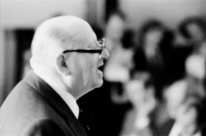 Images Dated 10th September 1981: Shareholders meeting ofthe Associated Communications master company in London