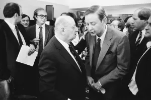 Images Dated 10th September 1981: Shareholders meeting ofthe Associated Communications master company in London