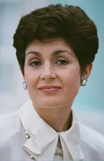 Images Dated 8th November 1989: Sharon Osbourne at home in 1989