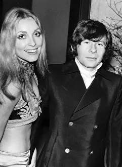 Famous People Gallery: Sharon Tate and Roman Polanski pictured at a reception held at Claridges after