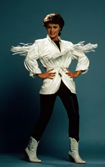 Sheena Easton wearing fringed jacket September 1980 Sheena Easton wearing fringed jacket September 1980