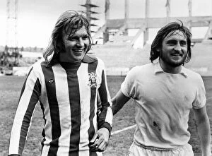Images Dated 22nd March 1975: Sheffield United v. West Ham United. March 22nd. ItIs a happy Sheffield United player
