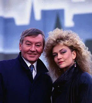 Sheila Grier actress April 1987 with actor Mark McManus Sheila Grier actress April 1987 with actor Mark McManus