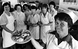 Sheila Hewitt, kitchen supervisor and school dinner staff at West Denton High School Sheila Hewitt, kitchen supervisor and school dinner staff at West Denton High School