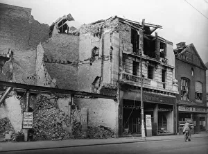 The shells of burnt out shops in Jameson Street, Hull following the German air raid The shells of burnt out shops in Jameson Street, Hull following the German air raid