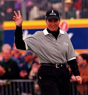 Sherrie Steinhauer American woman golfer Aug 1998 playing in the British womens Sherrie Steinhauer American woman golfer Aug 1998 playing in the British womens