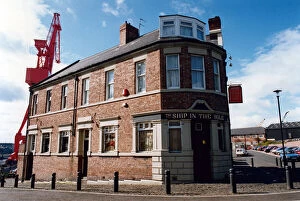 Ship in the Hole pub, Wallsend, Tyne and Wear. 10th June 1991