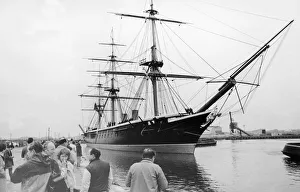 More than one hundred shipyard workers gathered at Hartlepool docks to bid farewell to More than one hundred shipyard workers gathered at Hartlepool docks to bid farewell to