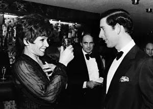 Shirley Bassey singer meeting Prince Charles November 1979 Shirley Bassey singer meeting Prince Charles November 1979