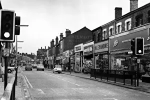 The shopping centre of Widnes, Albert Road. 28th July 1973 The shopping centre of Widnes, Albert Road. 28th July 1973