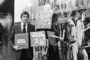 Side by Side, Star Wars Vinyl Records on Sale for 65 pence at Woolworth store, and A¿1 Side by Side, Star Wars Vinyl Records on Sale for 65 pence at Woolworth store, and A¿1